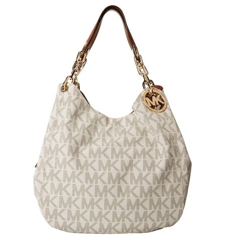 michael michael kors fulton large shoulder tote vanilla 